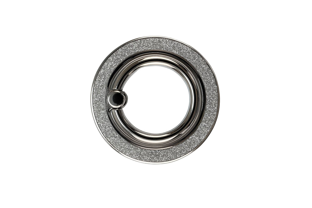 Axio Glitter Ring Holder-Sliver