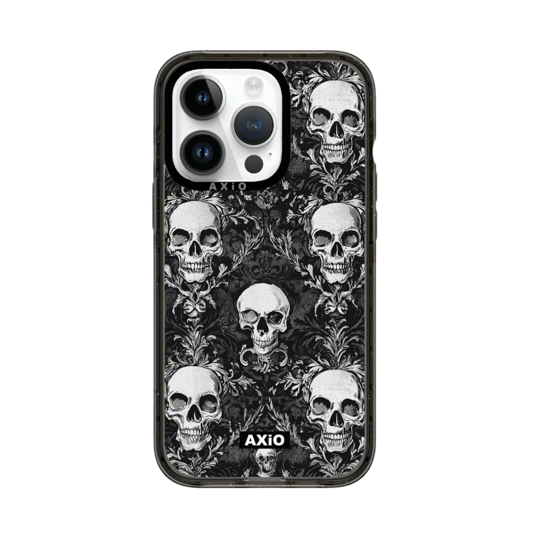 AXIO Noir Skull iPhone 13 Pro MagSafe protective phone case — stylish, durable, and slim design