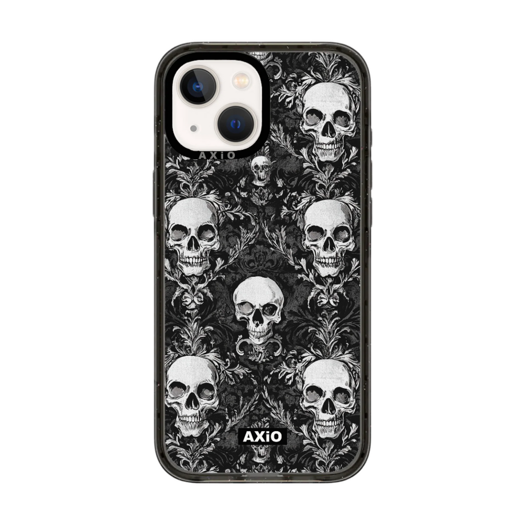 AXIO Noir Skull iPhone 13 MagSafe protective phone case — stylish, durable, and slim design