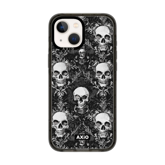AXIO Noir Skull iPhone 14 MagSafe protective phone case — stylish, durable, and slim design