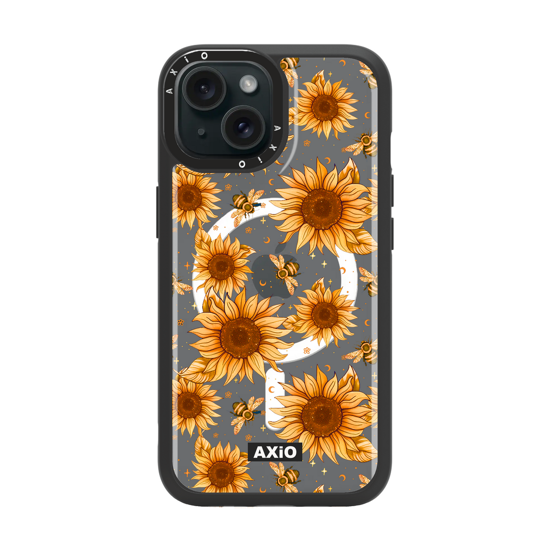 Clear Sunflower and Bee-Lux