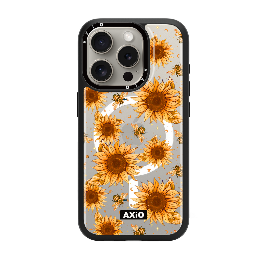 Clear Sunflower and Bee-Lux