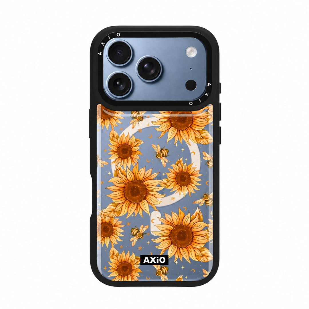 Clear Sunflower and Bee-Lux