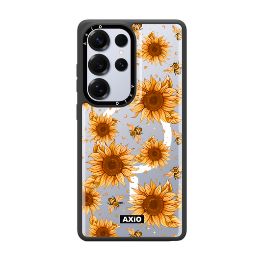 Clear Sunflower and Bee for Samsung